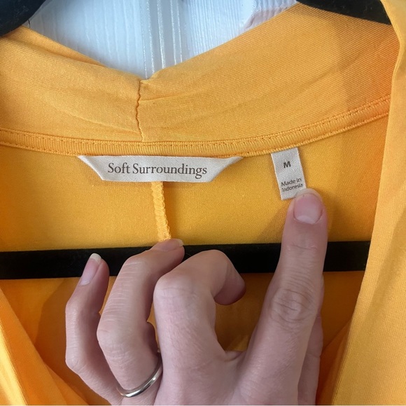 Soft Surroundings Tunic Top Size Medium Marigold Tank - Picture 7 of 8